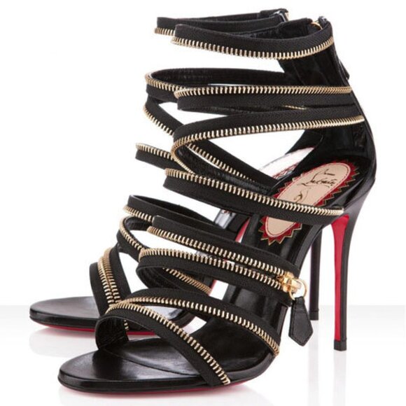 Christian Louboutin Zipper Sandals EU 39 - Picture 1 of 10
